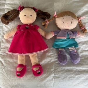 Baby toddler baby dolls stuffed soft plush set of 2